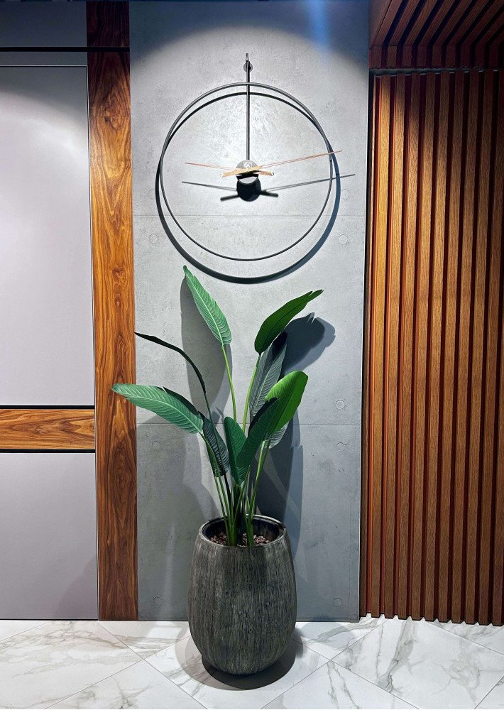Настенные часы BALANCE HOME MOON 60 см (черный)