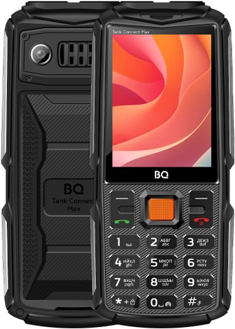 Кнопочный телефон BQ 2830L Tank Connect Max (черный)