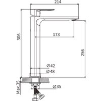 Умывальник Lauter 21393-70 + Reef 21CK8678C в Бресте