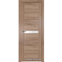 Межкомнатная дверь ProfilDoors 2.01XN L 80x190 (салинас светлый, стекло Лак классик)