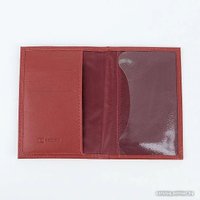 Обложка для паспорта Poshete 604-117LG-LBB (красный)