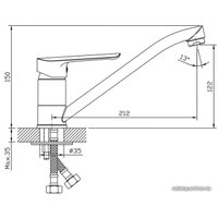 Смеситель Esko Lagos LG 05