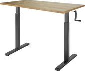 Manual Desk Compact 1360x800x36 мм (дуб натуральный/черный)