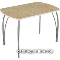 Кухонный стол ВВР Пластиковый раздвижной (аламбра/подстолье чайка)