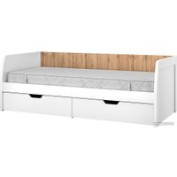 Кровать Anrex Taurus 90-2 90x200 (дуб вотан/белый)