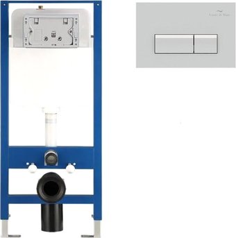 Инсталляция для унитаза Amore di Mare QuickFit 50114 с кнопкой 404CH