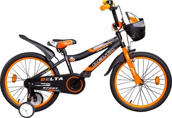 Детский велосипед Delta Sport 20 (черный/оранжевый, 2019)