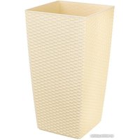 Кашпо El Casa Камелия 640379 (ротанг/слоновая кость)