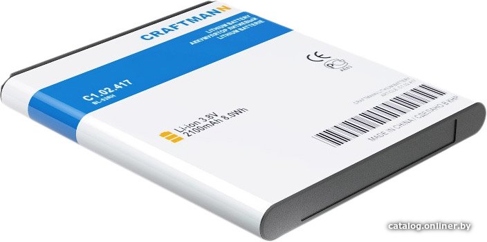 Аккумулятор для телефона Craftmann C1.02.417 (совместим с LG BL-53RH)