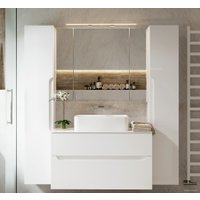  Alavann Тумба Stella 100 с умывальником Олимпия 56 1719 (камень, белый)