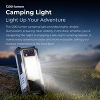 Телефон Oukitel WP100 12GB/512GB (черный/серебристый)