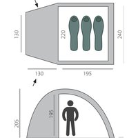 Кемпинговая палатка BTrace Dome 3