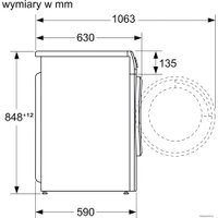 Стирально-сушильная машина Bosch Serie 4 WNA13401PL