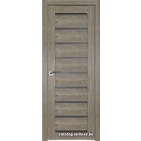 Межкомнатная дверь ProfilDoors 2.49XN L 60x200 (каштан темный, стекло графит)
