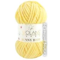 Пряжа для вязания Wolans Yarns Bunny Baby 44 100 г 120 м (лимон, 5 мотков)