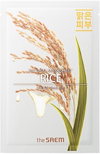  The Saem Маска для лица тканевая Natural Rice New (21 мл)