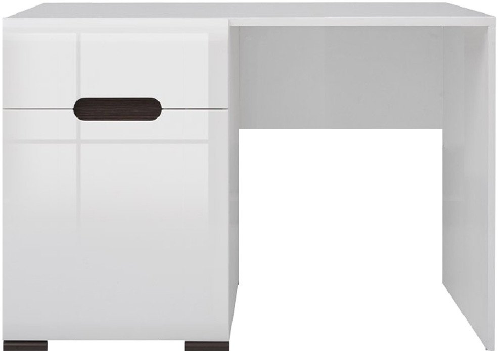 

Туалетный столик без зеркала Black Red White Azteca S205-TOL1D1S (белый/белый блеск)
