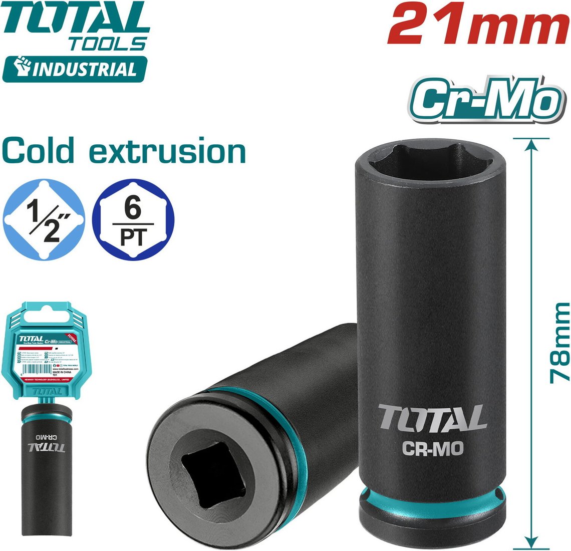 

Головка слесарная Total THDIS12212L