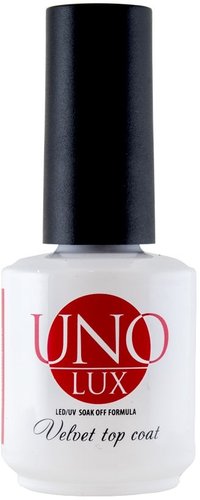 Закрепитель Uno Lux Velvet Top Coat 15 мл