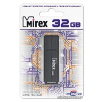 USB Flash Mirex Color Blade Line 32GB (черный) [13600-FMULBK32]