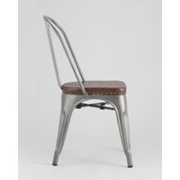 Стул Stool Group Tolix Soft LF818C Grey 7083/PU7002 (серебристый)