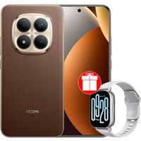 Телефон Xiaomi Redmi Note 15 Pro+ 5G 8GB/256GB международная версия (коричневый) + умные часы Xiaomi Redmi Watch 5 Active (серебристы) по акции