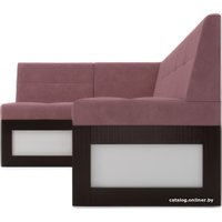 Угловой диван Мебель-АРС Нотис левый 207x82x132 (велюр пудра НВ-178 18)