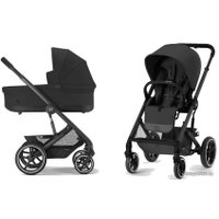 Универсальная коляска Cybex New Balios S Lux (2 в 1, moon black)