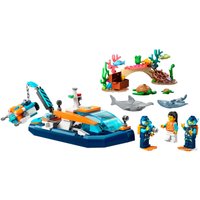 Конструктор LEGO City 60377 Исследовательская водолазная лодка