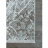 Ковер для жилой комнаты Radjab Carpet Бутик BT 328 Прямоугольник 11549RK (2x2.9, Cream/Brown)