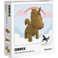 3Д-пазл QBRIX Единорог 20067