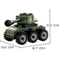 Конструктор Keyixing Мини-танк 22204 3548615
