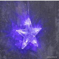 Гирлянда бахрома Luazon Decor Снежинки 2361713 (синий)