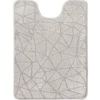 Коврик для туалета Shahintex РР 60x50 001 (перламутровый 51 S)
