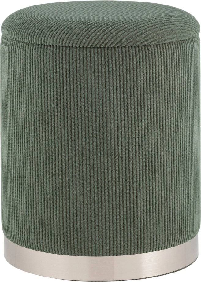 

Пуфик Stool Group Эмили с ящиком 19A205CG-12 (серебро/вельвет зеленый)