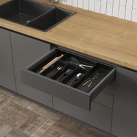 Лоток для столовых приборов AKS 700 Liner 640x430 (черный)