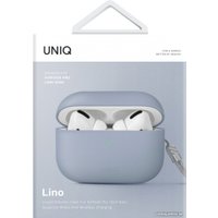 Чехол Uniq Lino для AirPods Pro 2 AIRPODSPRO2-LINOABLU (голубой)