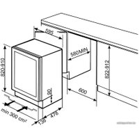Винный шкаф Smeg CVI338RX3