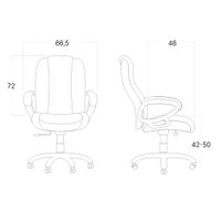 Офисное кресло King Style AT-11 Vismi Chrome (черный)