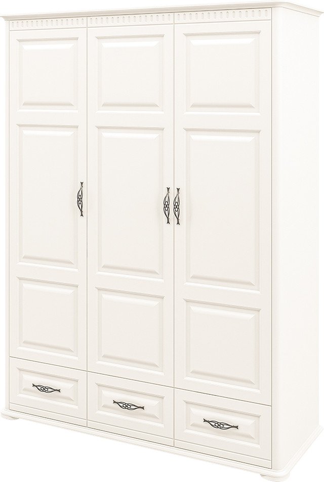 

Шкаф распашной Elva Лазаро NEM03HP-3D3S-1650/630/2200 (27) (крем)