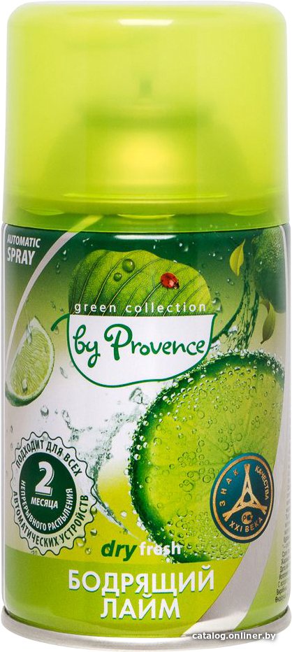 Сменный блок для освежителя воздуха Green collection by Provence Бодрящий лайм 250 мл