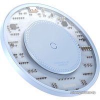 Беспроводное зарядное Baseus Simple 2 Wireless Charger 15W CCJJ050003 (голубой)