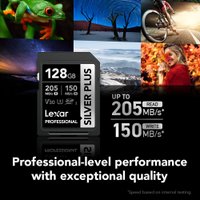 Карта памяти Lexar Professional SILVER PLUS SDXC LSDSIPL128G-BNNNG 128GB