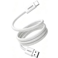 Кабель Anker A8052 USB Type-C - USB Type-A 100W (0.9 м, белый)