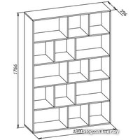 Стеллаж Сокол СТ-15 (дуб делано)