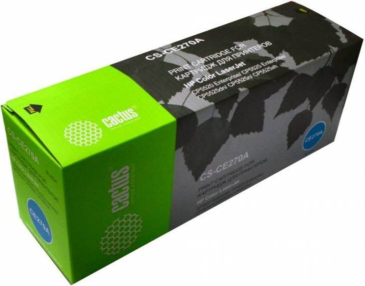 

Картридж CACTUS CS-CE270A (аналог HP CE270A)