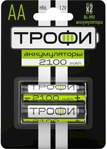 

Аккумулятор Трофи AA 2100mAh 2 шт.