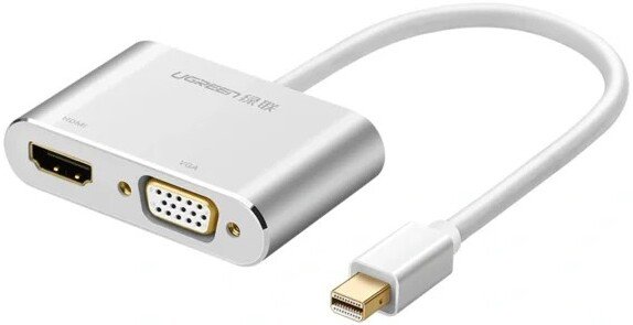 

Конвертер Ugreen MD115 20421 miniDisplayPort - HDMI/VGA