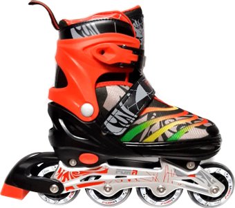 Роликовые коньки Fora LF-907M-RD (р. 31-34, красный)