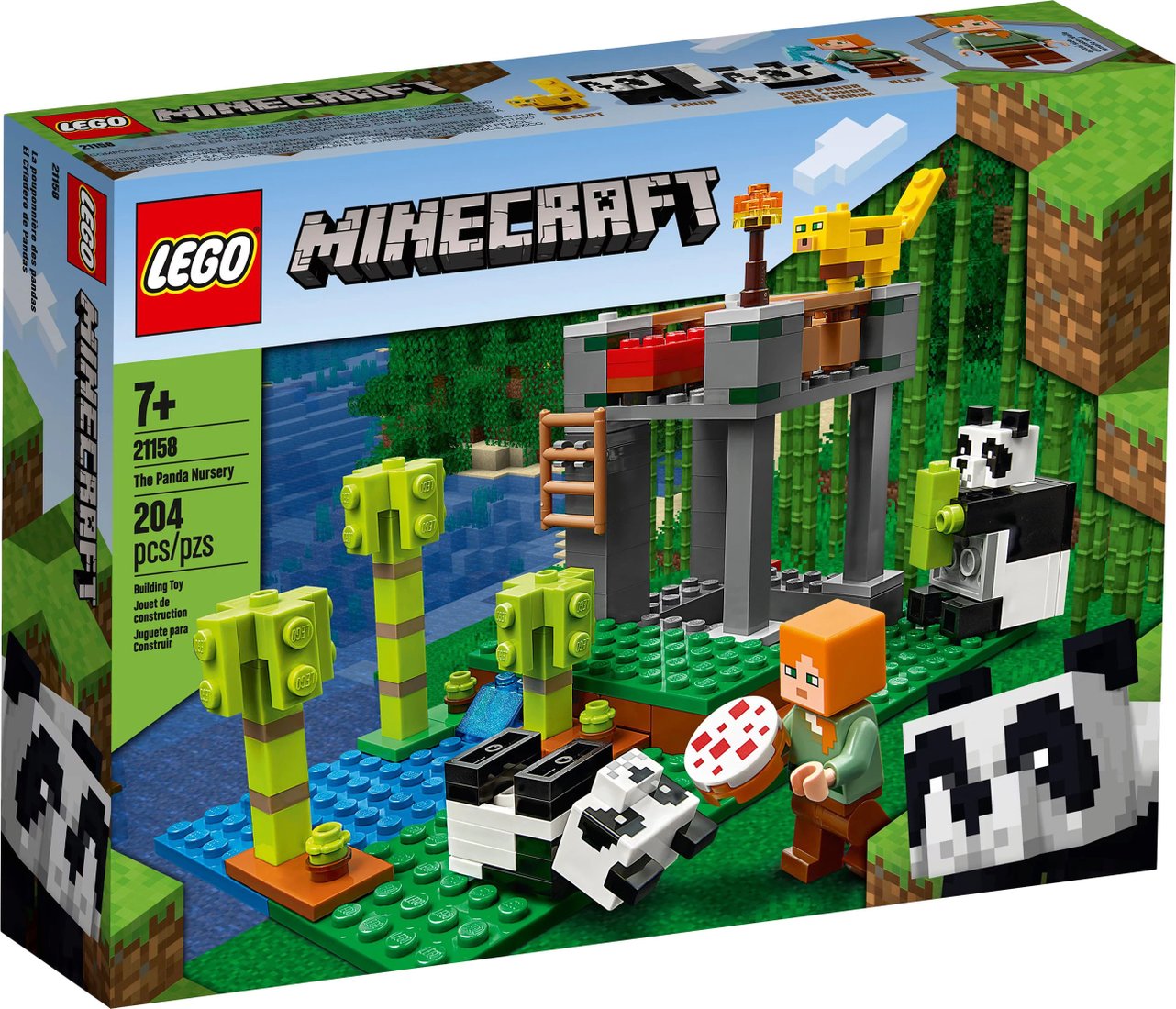 

Конструктор LEGO Minecraft 21158 Питомник панд